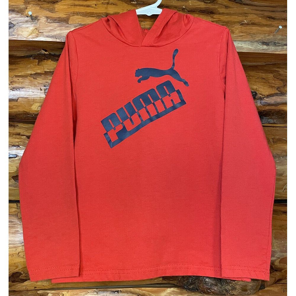 Puma Shirt w/Hoodie Size Kids Size 6/6X
